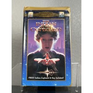 The Indian in the Cupboard ( VHS, 2000, Clam Shell ) w/ Indian Figure